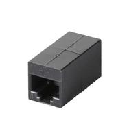 Black Box CAT 6 BLACK STRAIGHT THROUGH  COUPLER FM609, CAT6, Black,
