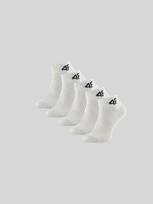 4F Ilgos kojinės (5-pack) berniukams - baltos 32-34