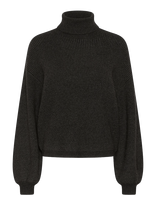 Kaffe - Kabarbara Rollneck Pullover - Golfas - Pilka