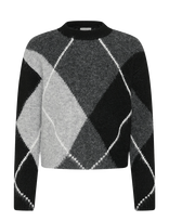 Kaffe - Kagrith Knit Pullover - Megztinis - Pilka