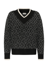 Kaffe - Kasirens Knit Pullover - Megztinis - Juoda