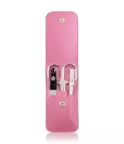 Pfeilring Solingen 3 Piece Travel Manicure Set Pink