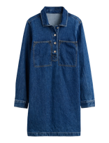 GAP - Denim Shift Mini Dress From The Gap Collection - Džinsinė suknelė - Mėlyna
