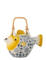 Bloomingville - Wrenna Teapot W/Strainer - Arbatinukas - Geltona