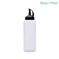 175ML/350ML Large Squeeze Condiment Bottles With Nozzles Ketchup BBQ Sauces Olive Oil Bottle Dispenser Squeeze Sauce Bottle black