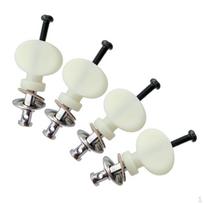 4 vnt. Ukulele stygos, tiuningo kotočiai, raktai Klasikinės gitaros dalims balta
