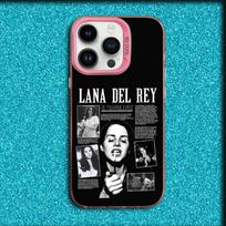 L-Lana Del Rey Singer Phone Case For iPhone 16,15,14,13,12,11,Mini,Pro,MAX Pink Matte Silicone Cover iPhone13