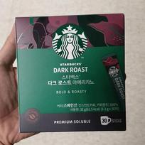 Starbucks Dark Roast Americano Premium Instant Coffee 1.1g x 30 Sticks blue
