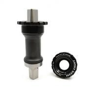 For Brompton Folding Bike 68mm Square Hole Bottom Bracket Titanium Alloy Axis 103mm 107mm 110mm 113mm 119mm Mountain Bike Axis 68mm x 103mm black