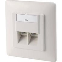 DIGITUS Digitus CAT 5e mod wall outlet. shield - DN-9001-N