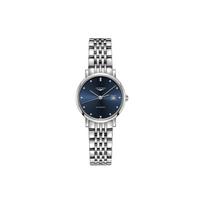 Longines Master Collection Automatic Mechanical Movement 30M Water Resistant Watch 29Mm Silver Dial Stainless Steel Case Women watches L4.310.4.97.6 Regular Watch Box,Blue Dial black