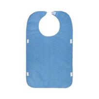Pocket Style Eating Assistance Bib Anti-oil Saliva Towel Thicked Mealtime Bib  Home Cleaning mėlyna