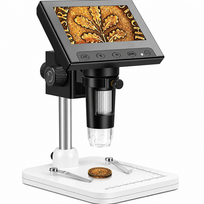 Skaitmeninis mikroskopas 1000x su 4,3" LCD ekranu, profesionalus LCD mikroskopas, mikroskopas su ekranu