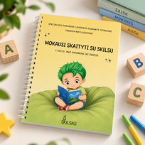 Lavinamoji knyga "Mokausi skaityti su Skilsu. Nuo skiemens iki žodžio ( 1 dalis)"
