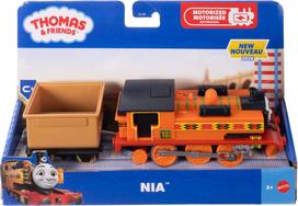 Mattel THOMAS AND FRIENDS motorizuotas traukinukas su vagonu (JLL44)