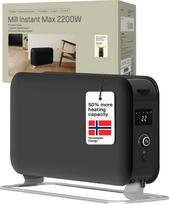 Mill Instant Max Led Portable Convection heater, 2200 W, Black