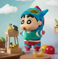 1:1Top-quality crayon latest Costume Celebration series mystery box Crayon Shin-chan Costume Celebration Blind bo brown