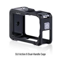 DJI Action 6 Aluminum Alloy Cage for Horizontal & Vertical Shooting black