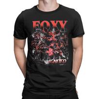 Vyriški marškinėliai Vintage Five nights FNAF Foxy Naujoviški medvilniniai marškinėliai trumpomis rankovėmis Marškinėliai su apvalia apykakle Viršūnės Dovanojimo idėja S juoda