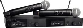 Shure SLXD24DE/SM58-G59 - dual digital wireless system with two transmitters/handheld microphones (470 - 514 MHz)
