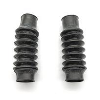 For Golf 2 Jetta MK2 Car Front Rear Door Cable Wiring Sealing Corrugated Pipe Harness Sheath Protective Dust Cover Rubber Sleeve Front door-2pcs black
