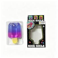 Schylling Needoh Nice-Sicle Fidget Sensory Toy Pizza Peace Cake Cream Cone Relief Squishy Anti-Anxiety Squeeze Toy for ADHD Gift