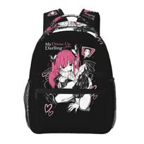 Marin Kitagawa My Dress-Up Darling Anime Student Backpack School Bag Hiking Travel Daypack for Boys Girls Bookbag Shoulder Bags One Size black