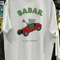Babar dramblys Plovėsi Marškinėliai Balti M L gray