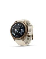 Garmin Fenix 9 Pro Inreach 43mm – Aukso spalvos kreminiu su pilku dirželiu