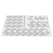 1 Set Bike Frame Protection Tape Anti Scratch Water Proof Protective Film Mountain Bike Frame Guard Grid Pattern white
