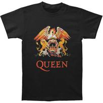 Queen Classic Crest Slim Fit T-shirt Small Black Unisex T-Shirt XL brown