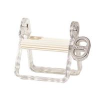 Adjustable Toothpaste Squeezer Bathroom Countertop Toothpaste Dispenser Cream Tube Squeezer Fits Various Tubes for Facial Cleanser Hand Cream Paint tamsiai ruda spalva