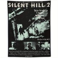 1pc Silent Hill 2 Wall Tapestry Polyester 2D Wall Art for Bedroom  Living Room Decor Horror Game Aesthetic Room Decoration G 74x94cm(29x37in) gray
