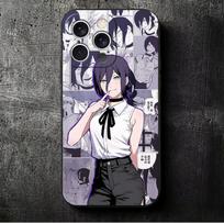 Anime Character R-Reze CSM Soft Phone Case for iPhone 16 16E 17 Air 15 Pro Max 14 Plus 13 Mini 11 12 7 Black Cover Back Shell iPhone 17 white