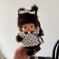 15Cm Monchhichi Cute Little Monkey Diy Outfit Change Doll Multiple Styles Exquisite Backpack Pendant Keychain Plaything Periphery Present