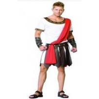 Striking Adult Male Spartan Gladiator Costume Featuring Premium Polyester Fabric Adult Gladiator black