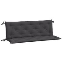 Garden Bench Cushions 2 pcs Anthracite 150 x 50 x 7 cm Oxford Fabric