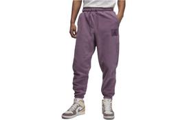 Jordan Flight Fleece Knitted Sweatpants Men's Fuchsia FD7532-508 L gray