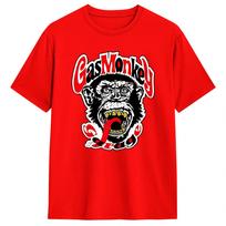 Monkey Gas Garage TShirt Unisex Awesome Pure Cotton Tee Shirt Round Neck Short Sleeve T Shirts Adult Tops S