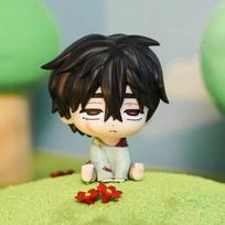 Alien Stage Baby Series High Quality Anime Mizi Sua Ivan Till Luka Hyuna Figurine Q Version Model Toy Desktop Ornament Gifts black