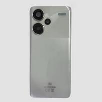 Battery Back Cover For Xiaomi Redmi Note 13 Pro Plus 5G Rear Housing Glass Case Replace Repair Spare Part + Camera Lens juoda