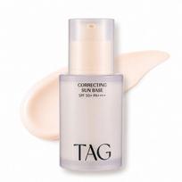 TAG Correcting Sun Base 32ml – Tone Correcting UV Protection Makeup Base | 3 Shades 01 Gleam Ivory white