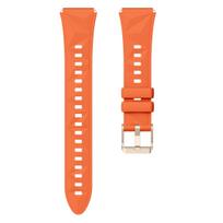 18mm Offical Band for Huawei Watch GT4 41mm Soft Rose Gold Buckle Lady‘s Silicone Band for Huawei Watch GT5/GT4 41mm/GT5Pro 42mm GT5 pro  42mm oranžinė
