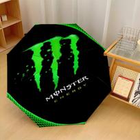 Monster Energy Print 8?Ribs Automatic Umbrella Wind Resistant Lightweight Folding Umbrella For Outdoor Travel