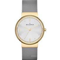 SKAGEN Laikrodis Moteriškas Kvarcinis Laikrodis Plienas Auksas Plienas 30 Sidabrinis 36 mm SKW2128 sidabras