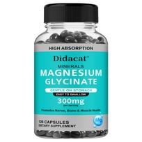 Didacat Magnesium Glycinate Capsules, 300mg, 120 Count 120 Capsules