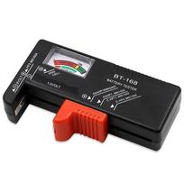 1Pc BT-168 AA/AAA/C/D/9V/1.5V Batteries Universal Button Cell Battery Colour Coded Meter Indicate Volt Tester Checker BT168 Power black