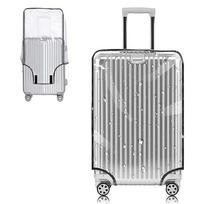 Thick Pvc Transparent Luggage Cover, In Stock Waterproof And Dustproof Cover, Wear-Resistant Suitcase Protective Cover, Essential For Travel 26 gray