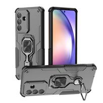 For Samsung Galaxy A56 5G Case Car Magnetic Ring Armor Phone Cases On SamsungA56 A 56 16 36 26 16 06 4G/5G 2025 Back Cover For Samsung A56 5G gray