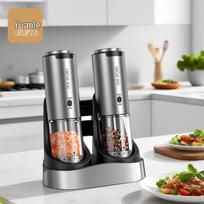 Circle Joy Rechargeable Electric Spice Grinder gray